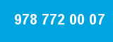 978 772 00 07 978 772 00 07